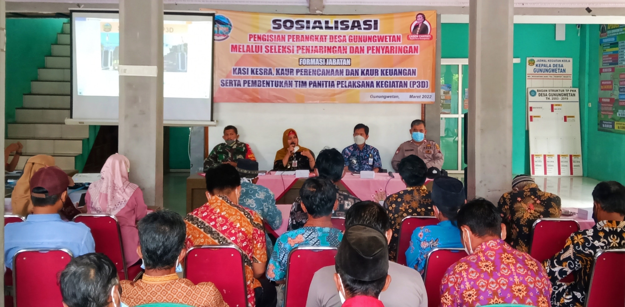 Sosialisasi P3D di kecamatan Jatilawang