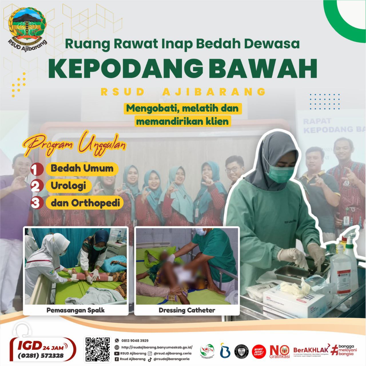 PELAYANAN KEPODANG BAWAH || RAWAT INAP BEDAH