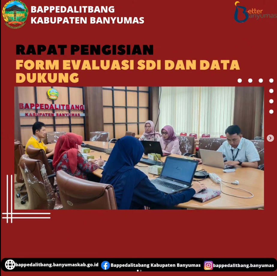 RAPAT PENGISIAN FORM EVALUASI SDI DAN DATA DUKUNG