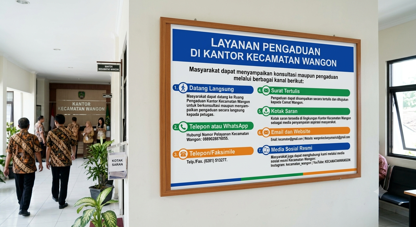 LAYANAN PENGADUAN KECAMATAN WANGON