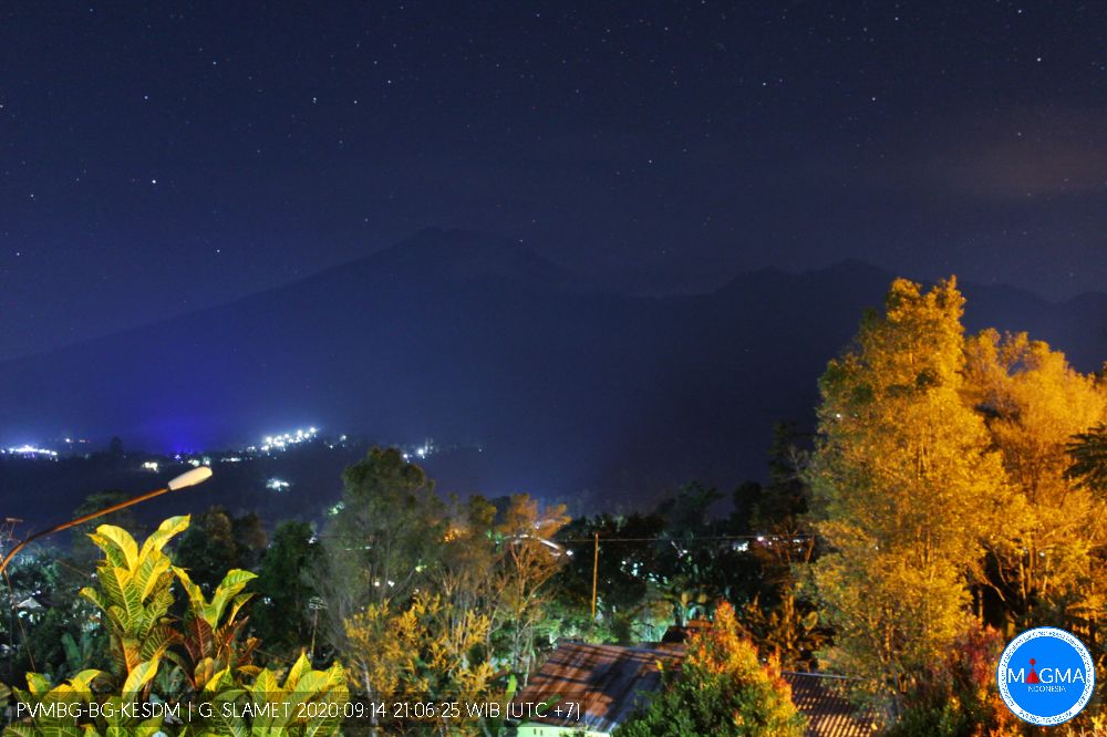 Pantauan Aktivitas Gunung Api Slamet oleh PVMBG Pos Pemantauan Gambuhan, Pemalang