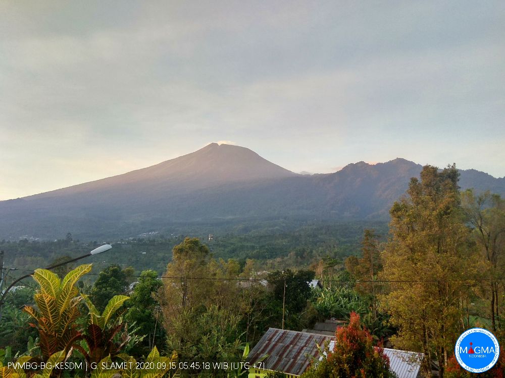 Pantauan Aktivitas Gunung Api Slamet oleh PVMBG Pos Pemantauan Gambuhan, Pemalang