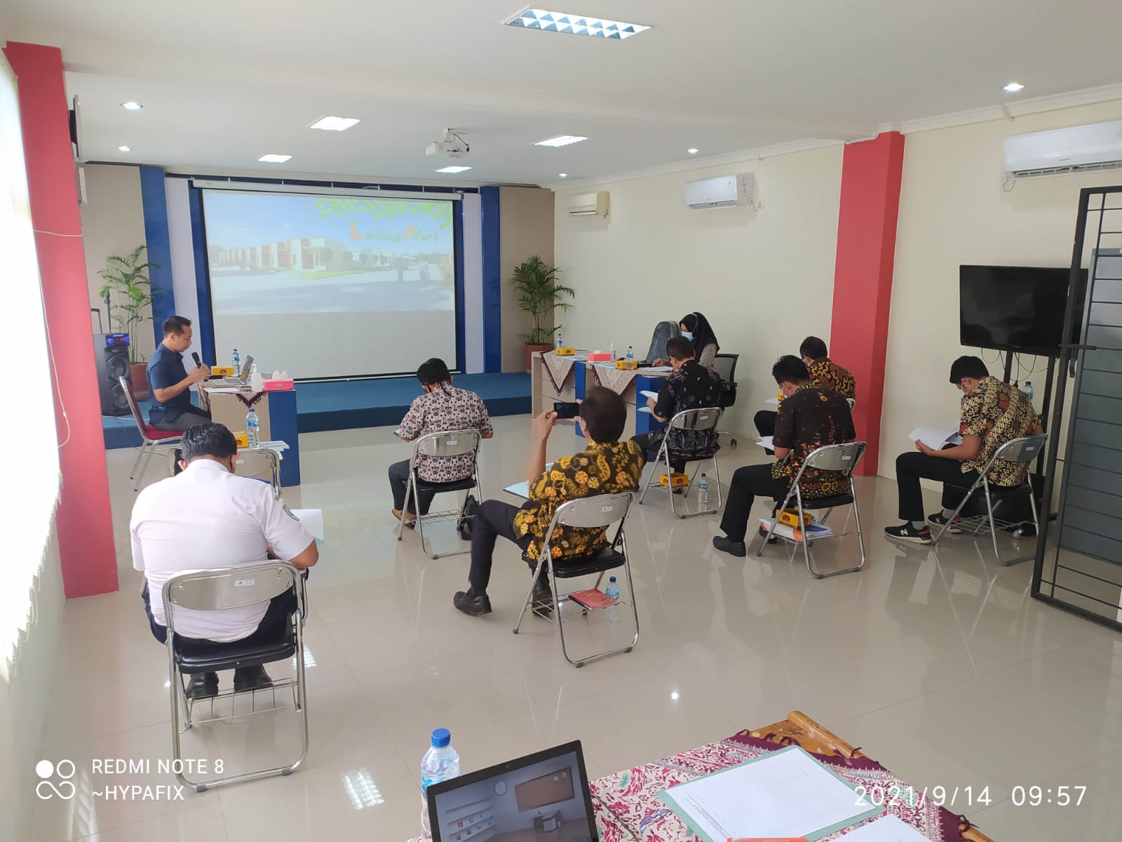 Rapat Koordinasi Pengajuan Rencana Tapat (Site Plan) Perumahan Ledug Asri yakni PT. Puri Angkasa Permata