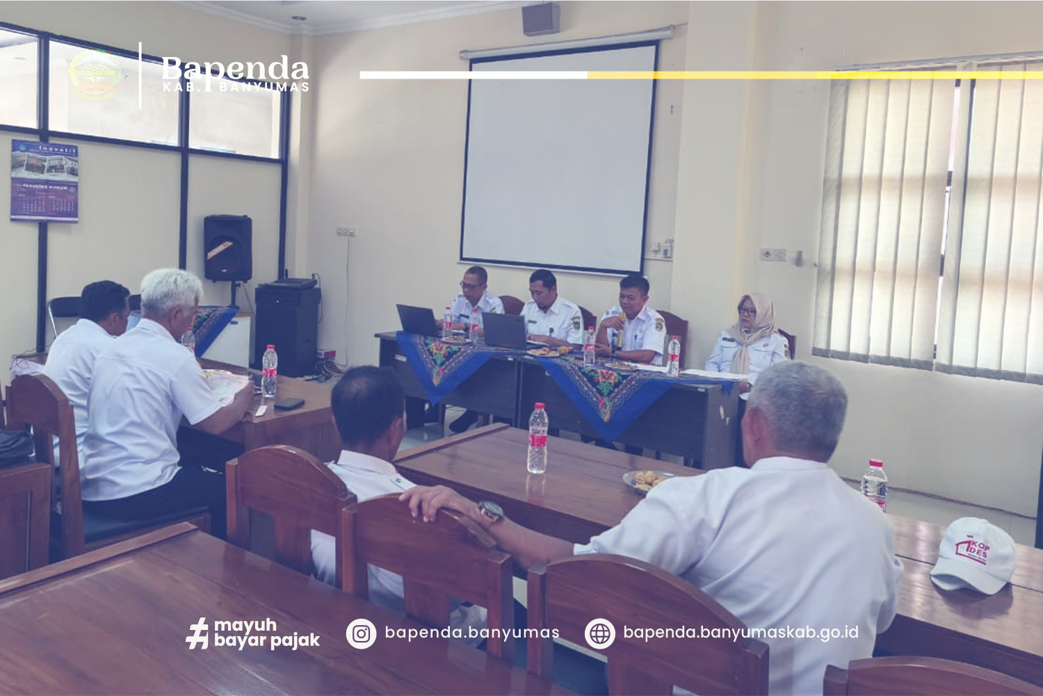 RAPAT KOORDINASI EVALUASI REALISASI PBB-P2 KECAMATAN TAMBAK
