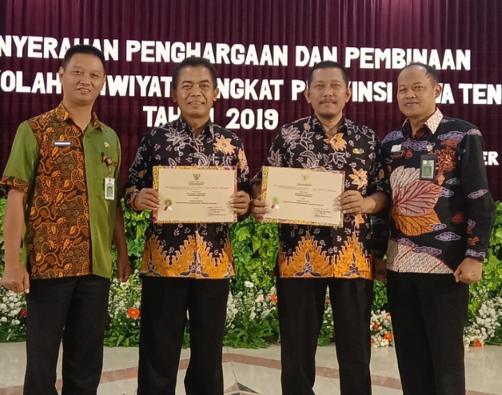 Penghargaan Sekolah Adiwiyata Tingkat Provinsi Jawa Tengah