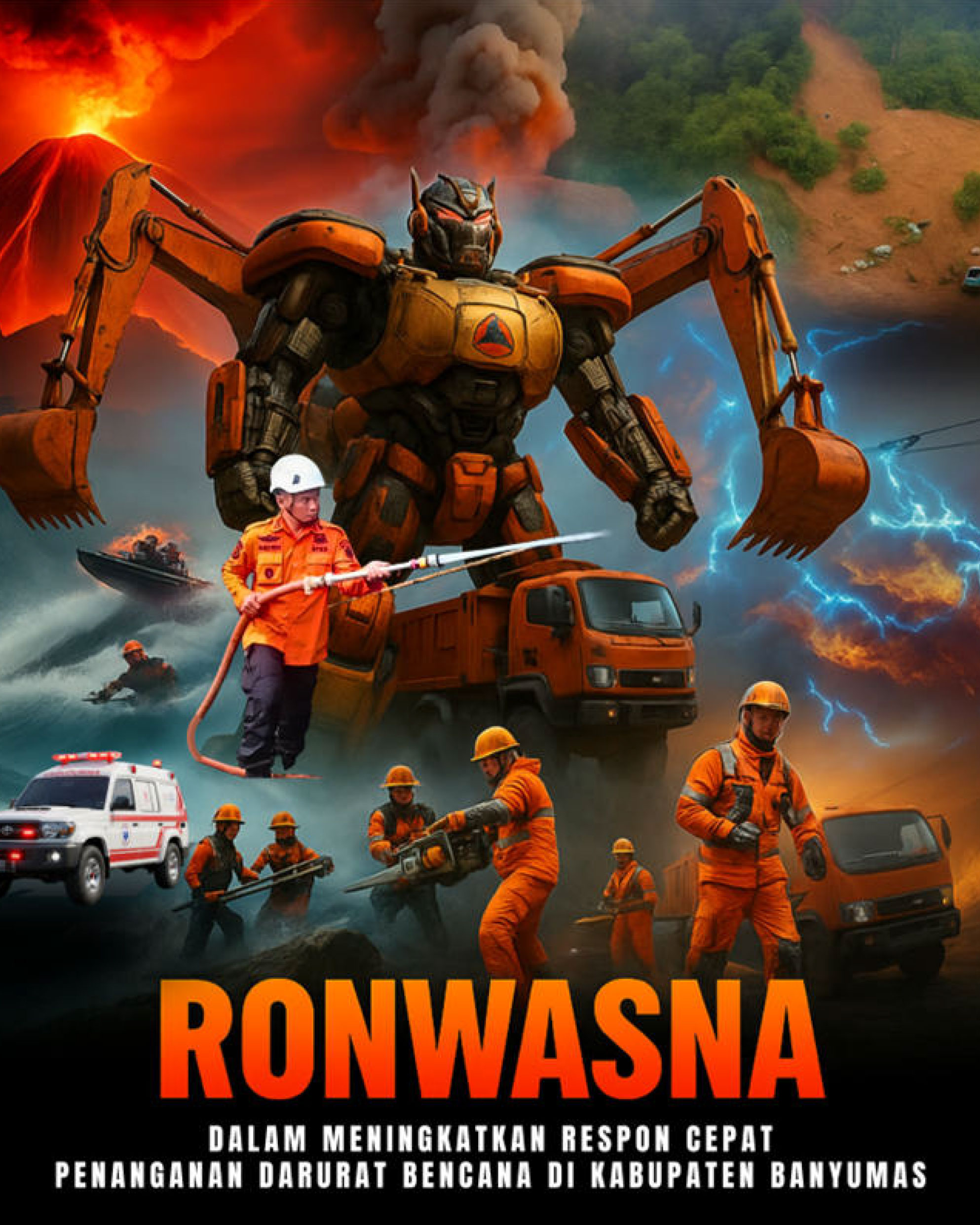RONWASNA: Ronda Waspada Bencana untuk Meningkatkan Respons Cepat Penanganan Darurat Bencana di Kabupaten Banyumas