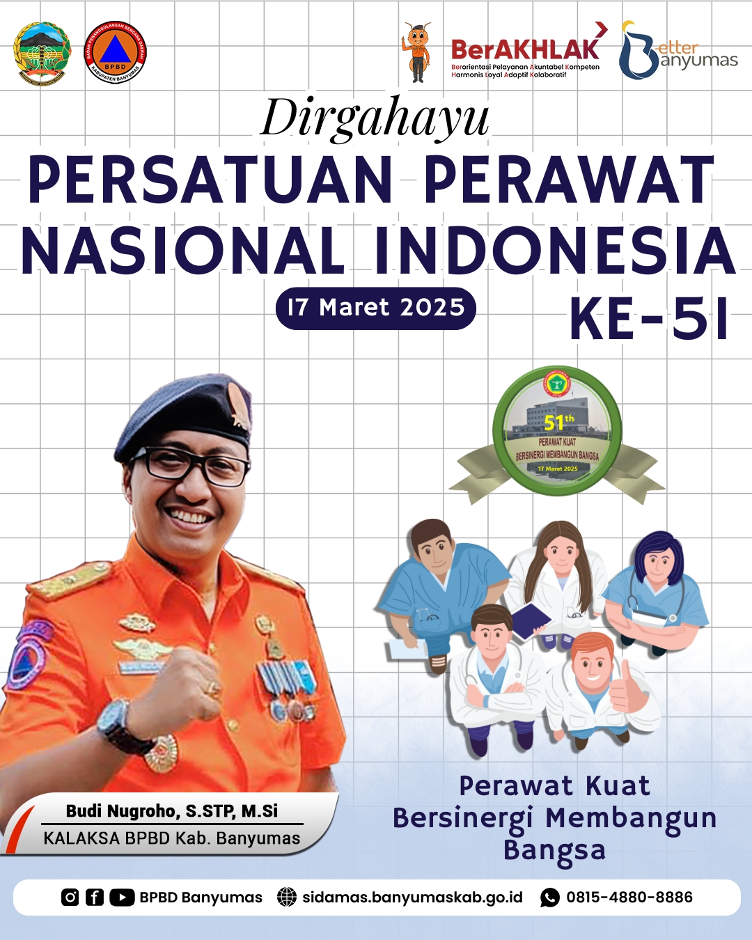 Dirgahayu Persatuan Perawat Nasional Indonesia ke-51