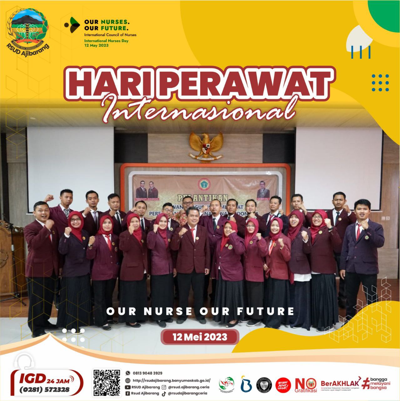 SELAMAT HARI PERAWAT INTERNASIONAL || 12 MEI 2023