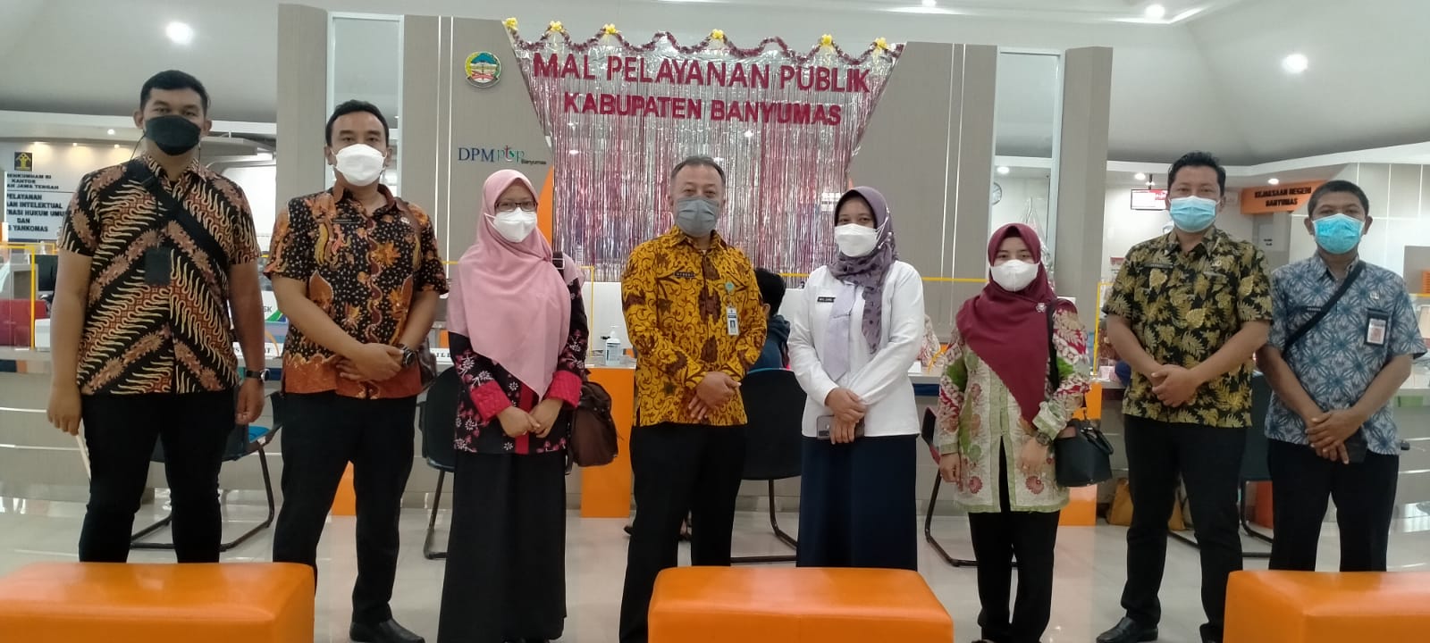 Kunjungan Studi Pelaksanaan Pelayanan Publik dari DPMPTSP Kab. Purbalingga ke MPP Kab. Banyumas