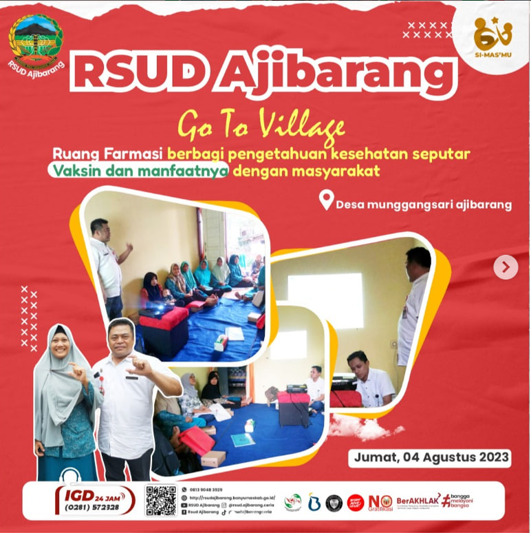 RSUD Ajibarang Go To Village || FARMASI || MUNGGANGSARI LESMANA