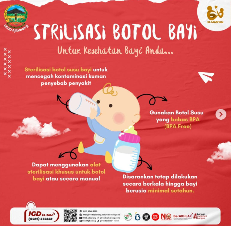 Strilisasi Botol Bayi Untuk Kesehatan Bayi Anda