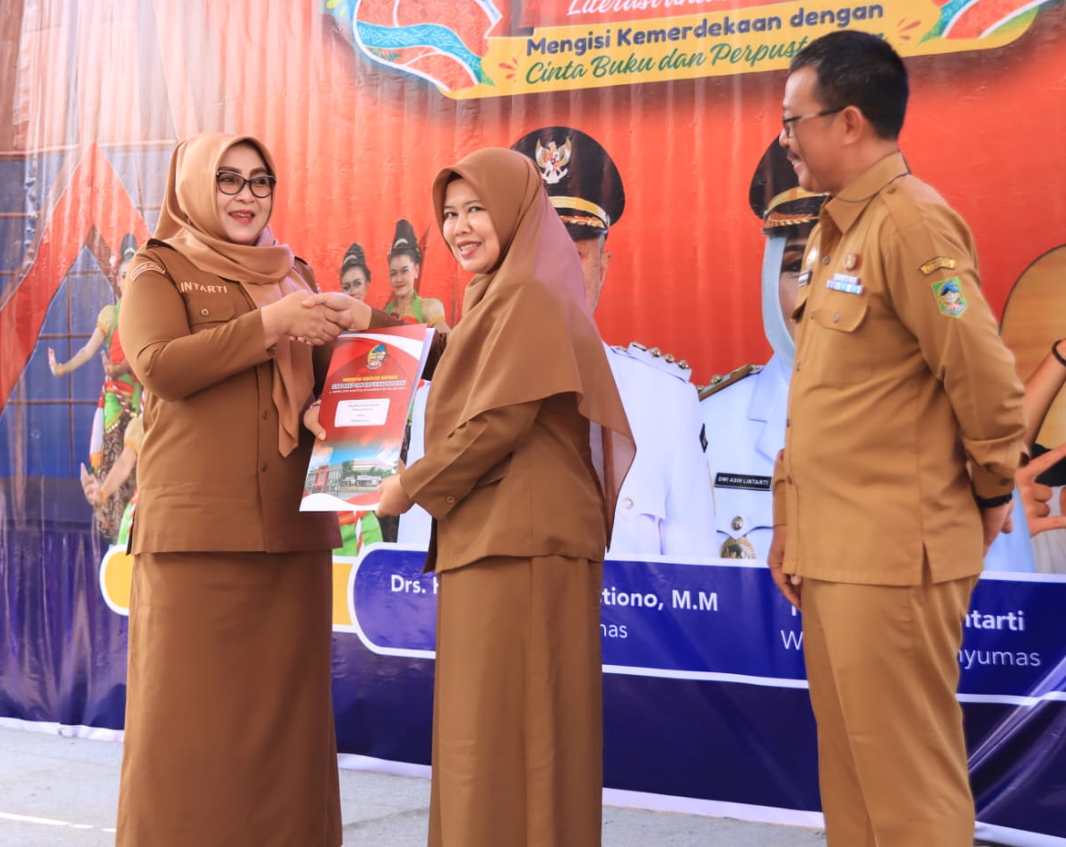 Inspektorat Banyumas Raih Penghargaan OPD Ramah Literasi
