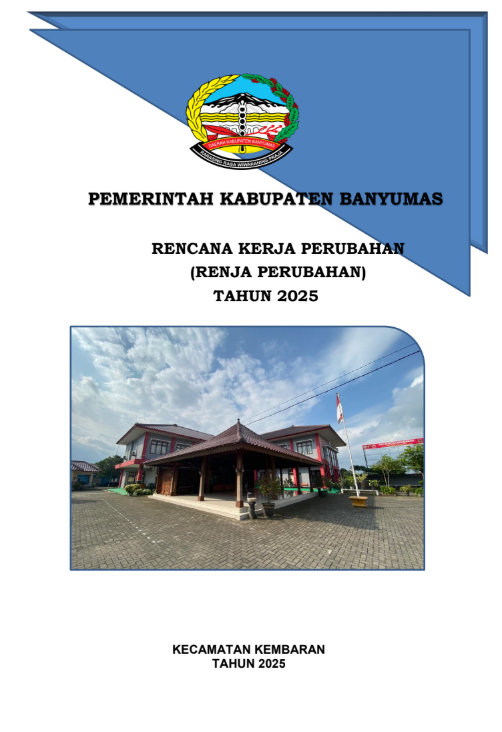 Renja Perubahan Kecamatan Kembaran Tahun 2025 