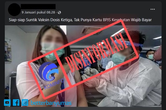 Vaksinasi  Dosis Ketiga Booster Gratis