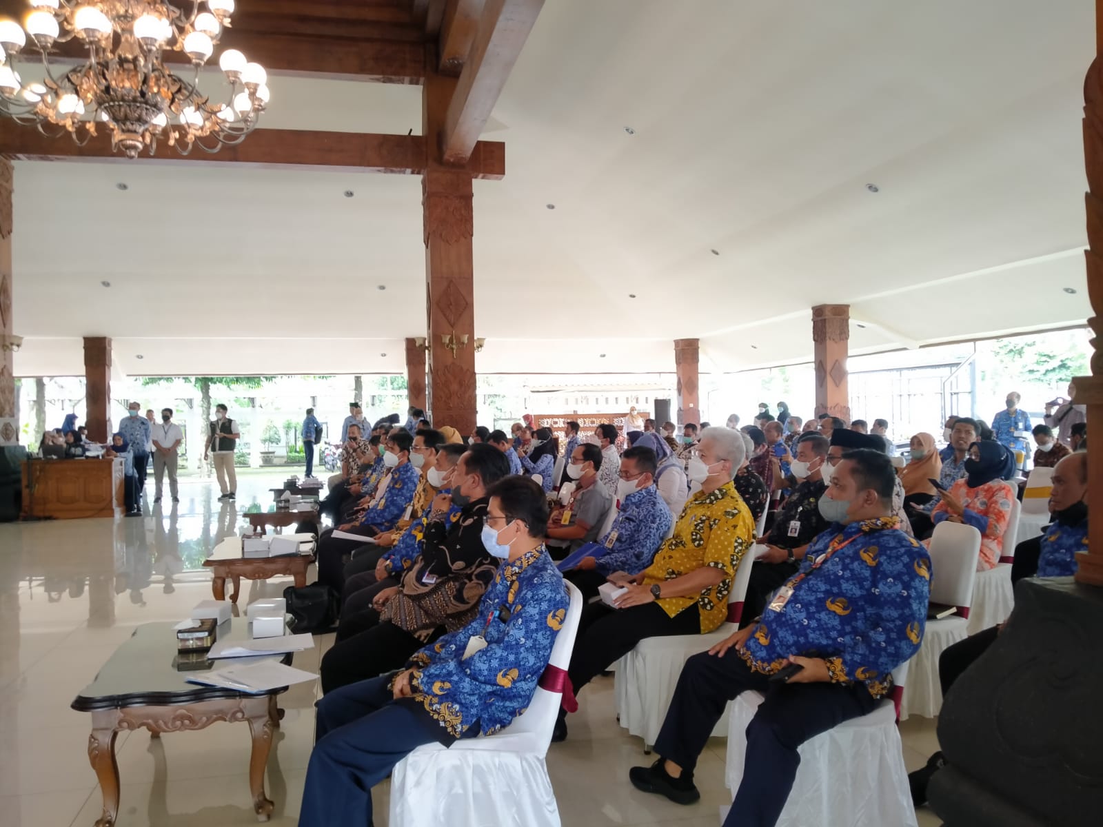 Rapat Koordinasi Tindak Lanjut Verifikasi dan Klarifikasi Lahan  Sawah yang di Lindungi Kabupaten/Kota Prov Jawa Tengah di  Pendopo Rumah Dinas Walikota Magelang