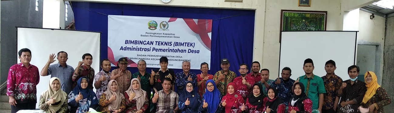 Bimbingan Teknis Administrasi Pemerintahan Desa Karangnangka