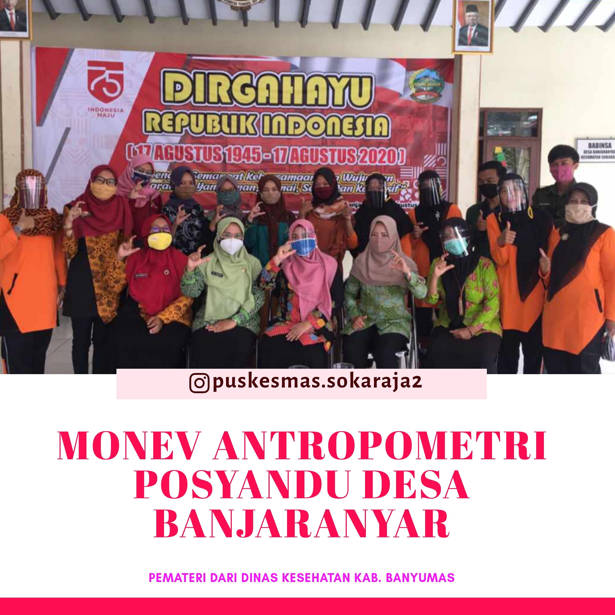 Monev Posyandu Antropometri Desa Banjaranyar 