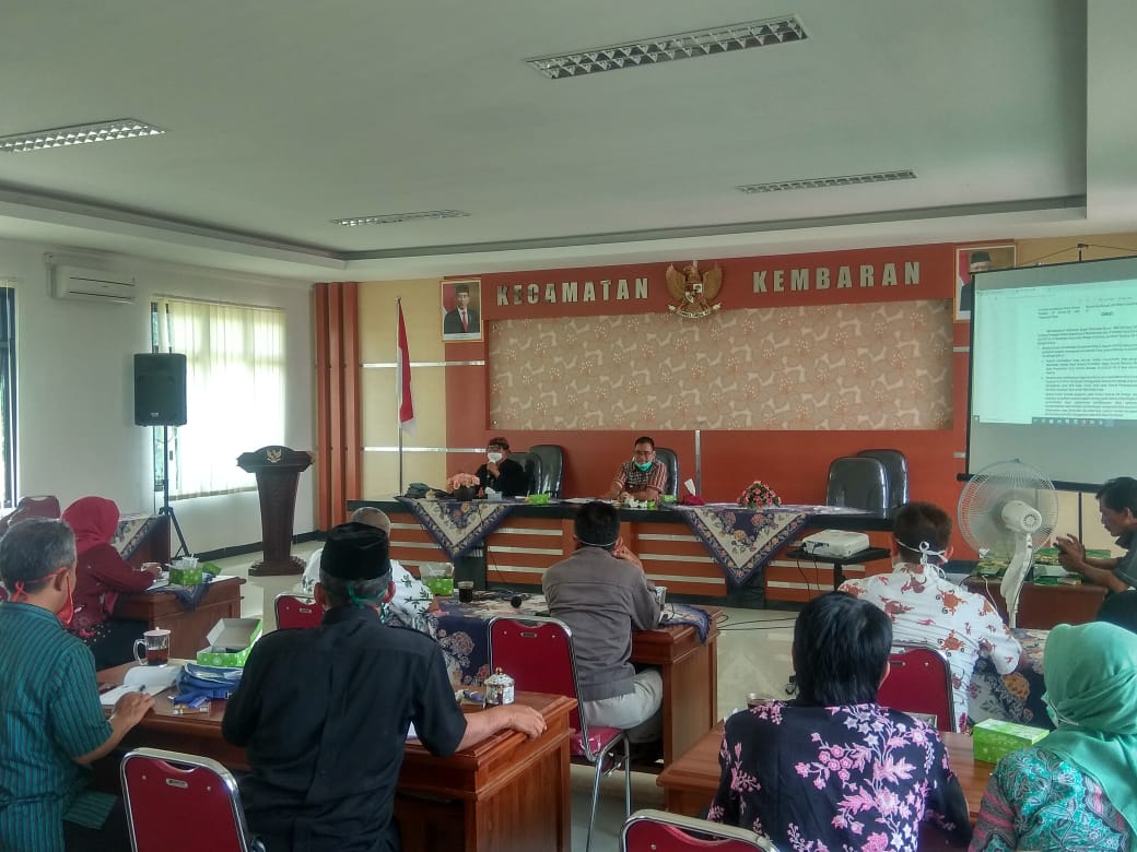 Sosialisasikan Status Siaga Darurat Virus Corona, Kepala Bagian Hukum Setda Banyumas Sambangi Kecamatan-Kecamatan di Wilayah Kabupaten Banyumas