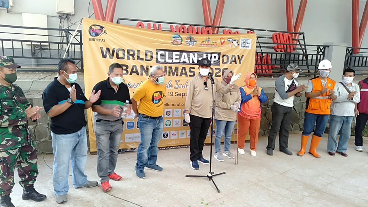 BPBD Kabupaten Banyumas Menghadiri Acara World Clean Up Day