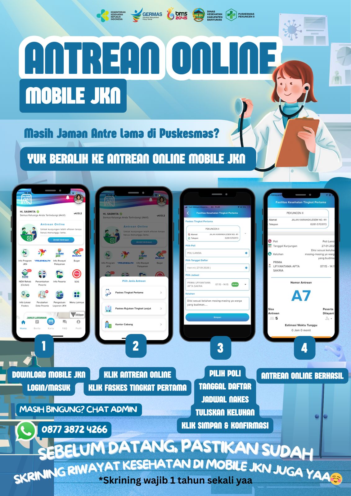 Antrian Online Melalui JKN Mobile