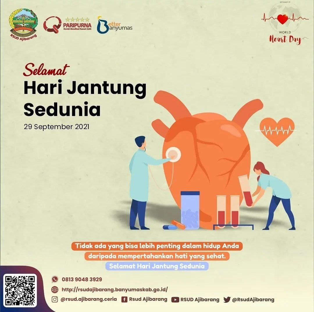 SELAMAT HARI JANTUNG SEDUNIA 29 SEPTEMBER 2021