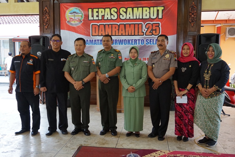 LEPAS SAMBUT DANRAMIL 25 PUROKERTO SELATAN