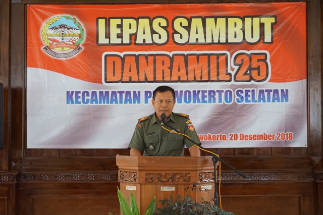 SAMBUTAN DANRAMIL 25 PURWOKERTO SELATAN 