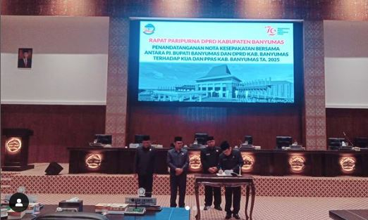 Rapat Paripurna Penandatanganan Nota Kesepakatan KUA PPAS TA 2025, Penyampaian Raperda APBD TA 2025, Pandangan Umum Fraksi dan Jawaban Eksekutif