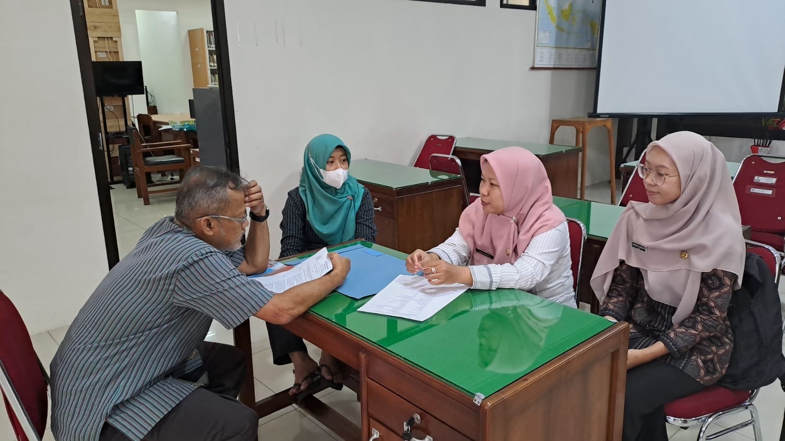 Konsultasi Pengajuan Nomor Pokok Perpustakaan di Dinarpusda Kab. Banyumas