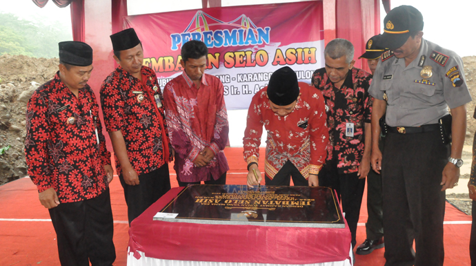 Peresmian Jembatan Selo Asih