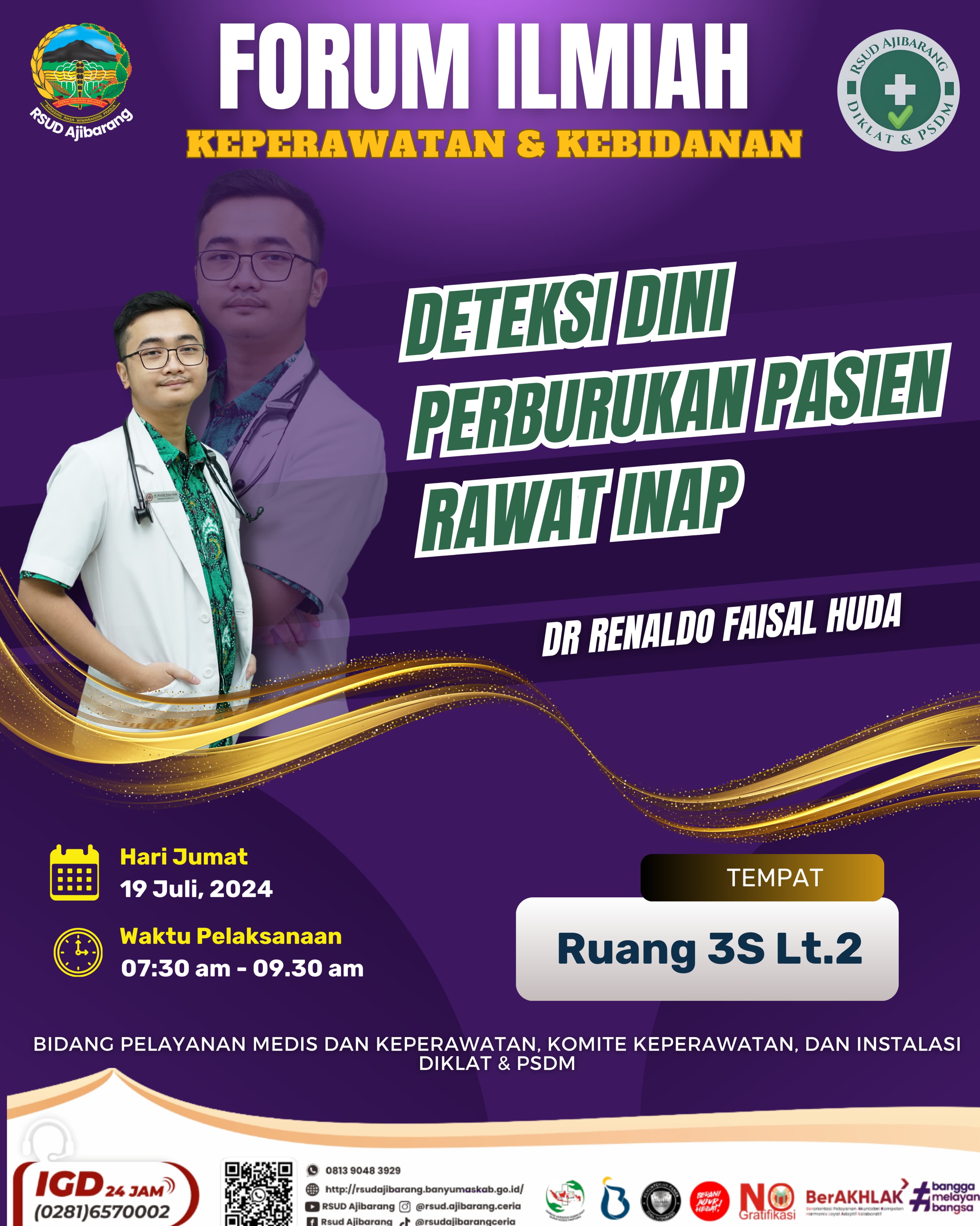 Deteksi Dini Perburukan Pasien: Forum Ilmiah Keperawatan dan Kebidanan RSUD Ajibarang