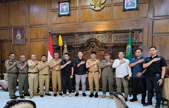 Audiensi Tim Idensos Densus 88 Mabes Polri dengan Pj. Bupati Banyumas