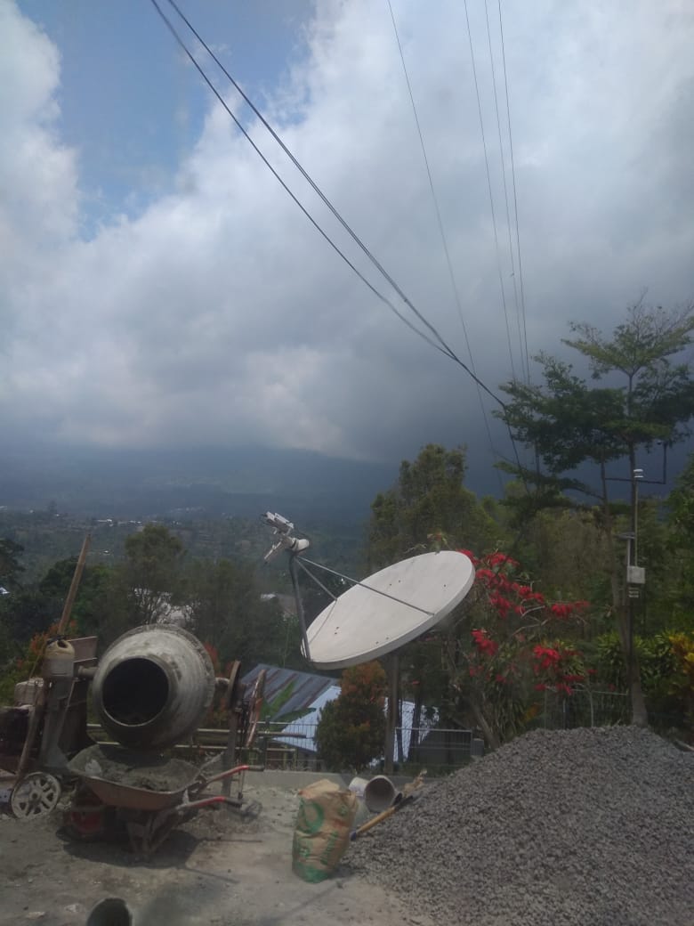 Pantauan Aktivitas Gunung Api Slamet oleh PVMBG Pos Pemantauan Gambuhan, Pemalang