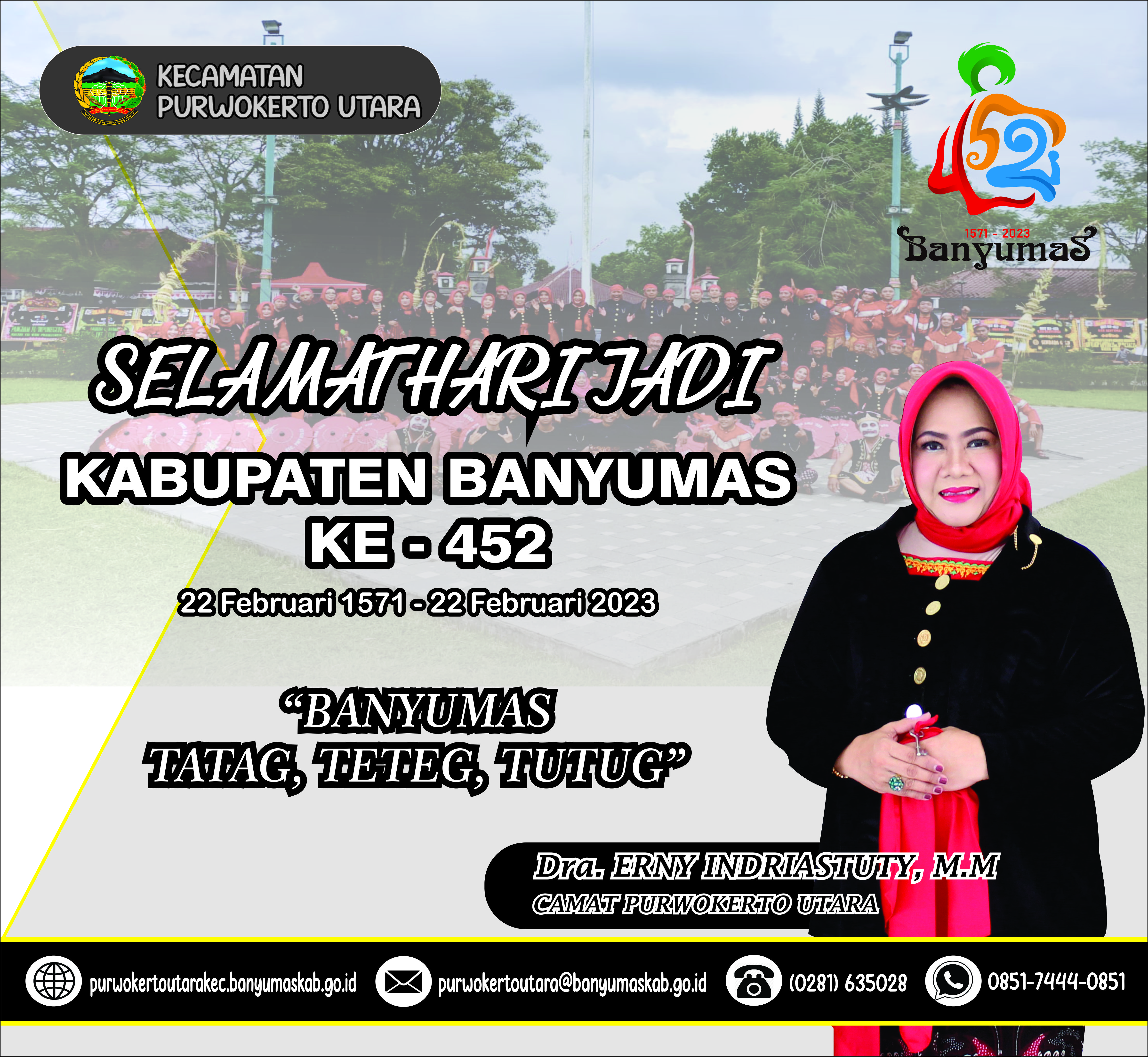 SELAMAT HARI JADI KABUPATEN BANYUMAS KE-452