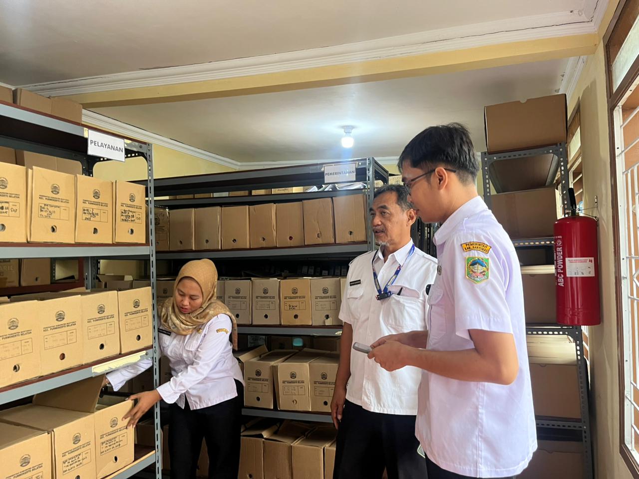 Pengawasan Kearsipan Internal 2026 Dorong Peningkatan Profesionalitas Pengelolaan Arsip di Kecamatan Purwokerto Selatan
