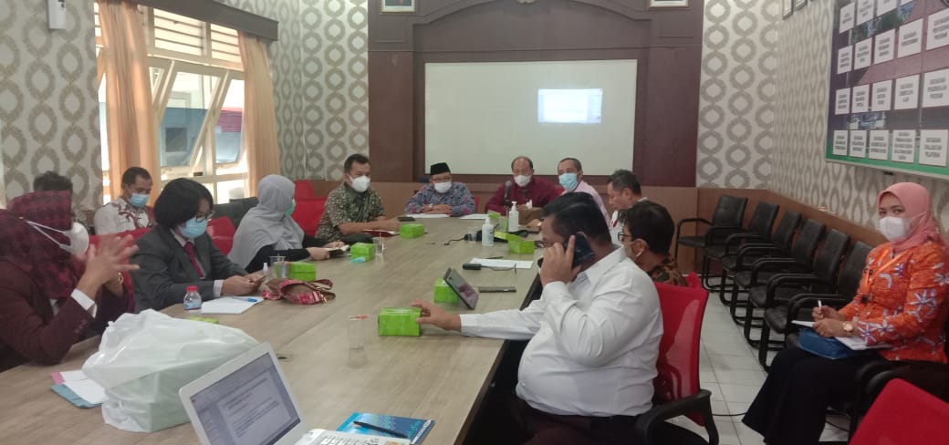 DPMPTSP Menghadiri Rapat Koordinasi Membahas Pembentukan Rumah Sakit Darurat