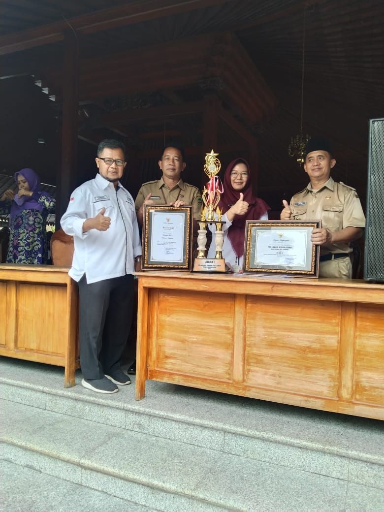 Posyandu Lansia Desa Cikakak Puskesmas Wangon II Juara 1 Lomba Posyandu Lansia Dinas Kesehatan Kabupaten Banyumas