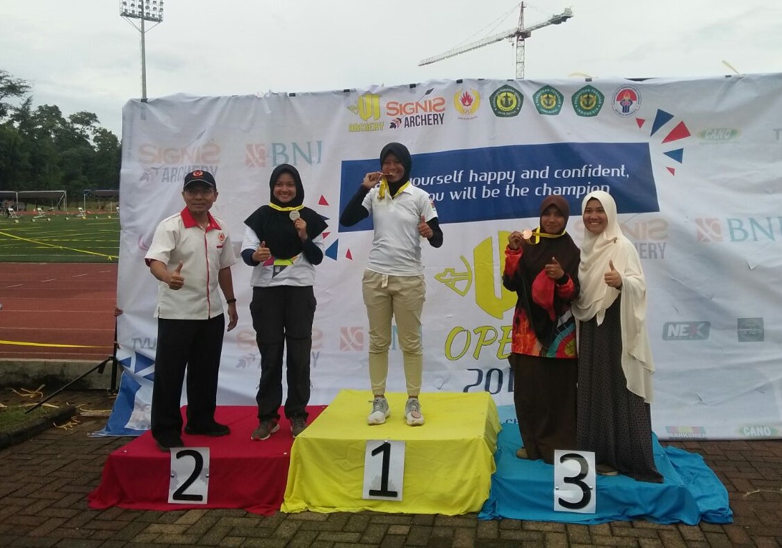 Srikandi Banyumas Raih 2 Emas di Kejurnas Panahan Open 2018 Universitas Indonesia