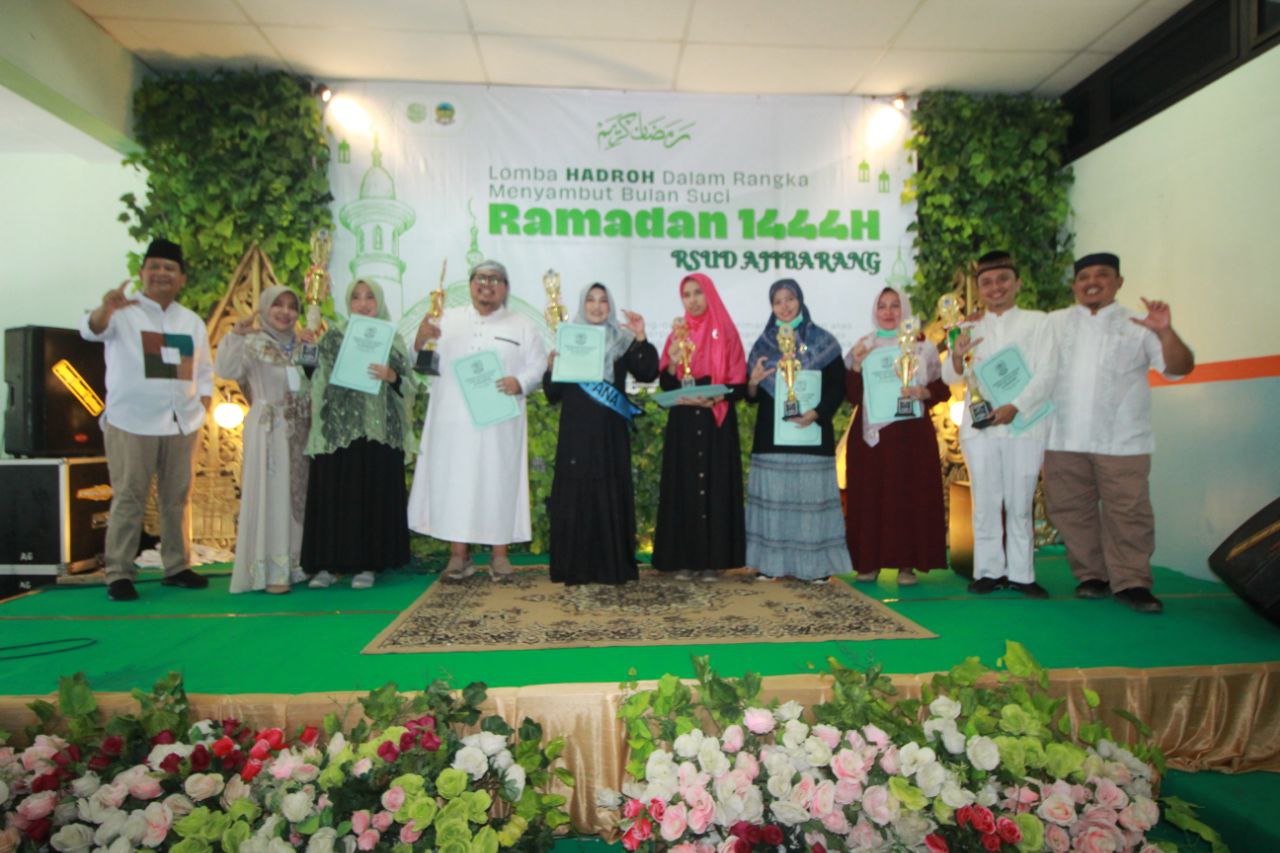 20 GRUP IKUT MENYEMARAKKAN LOMBA HADROH RSUD AJIBARANG DALAM RANGKAIAN KEGIATAN RAMADHAN 1444 H 