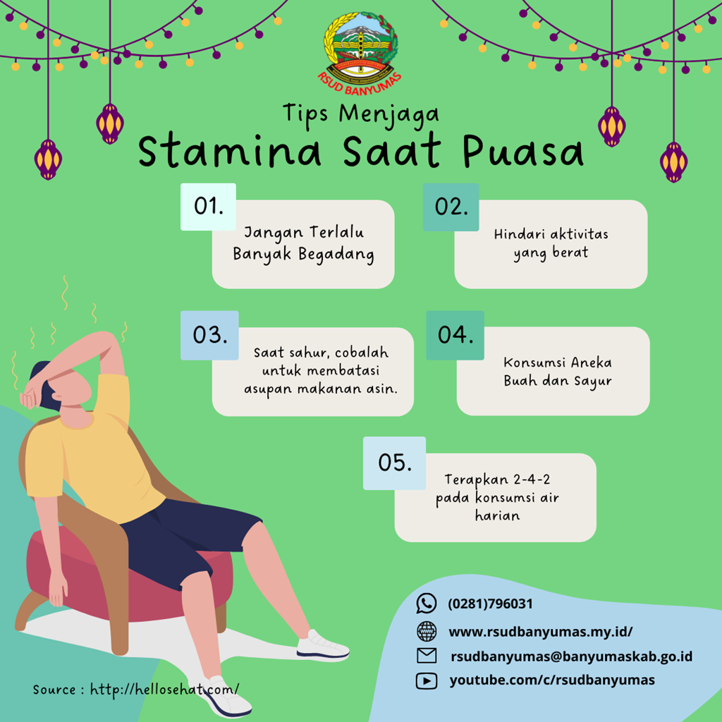 Tips Menjaga Stamina Saat Puasa