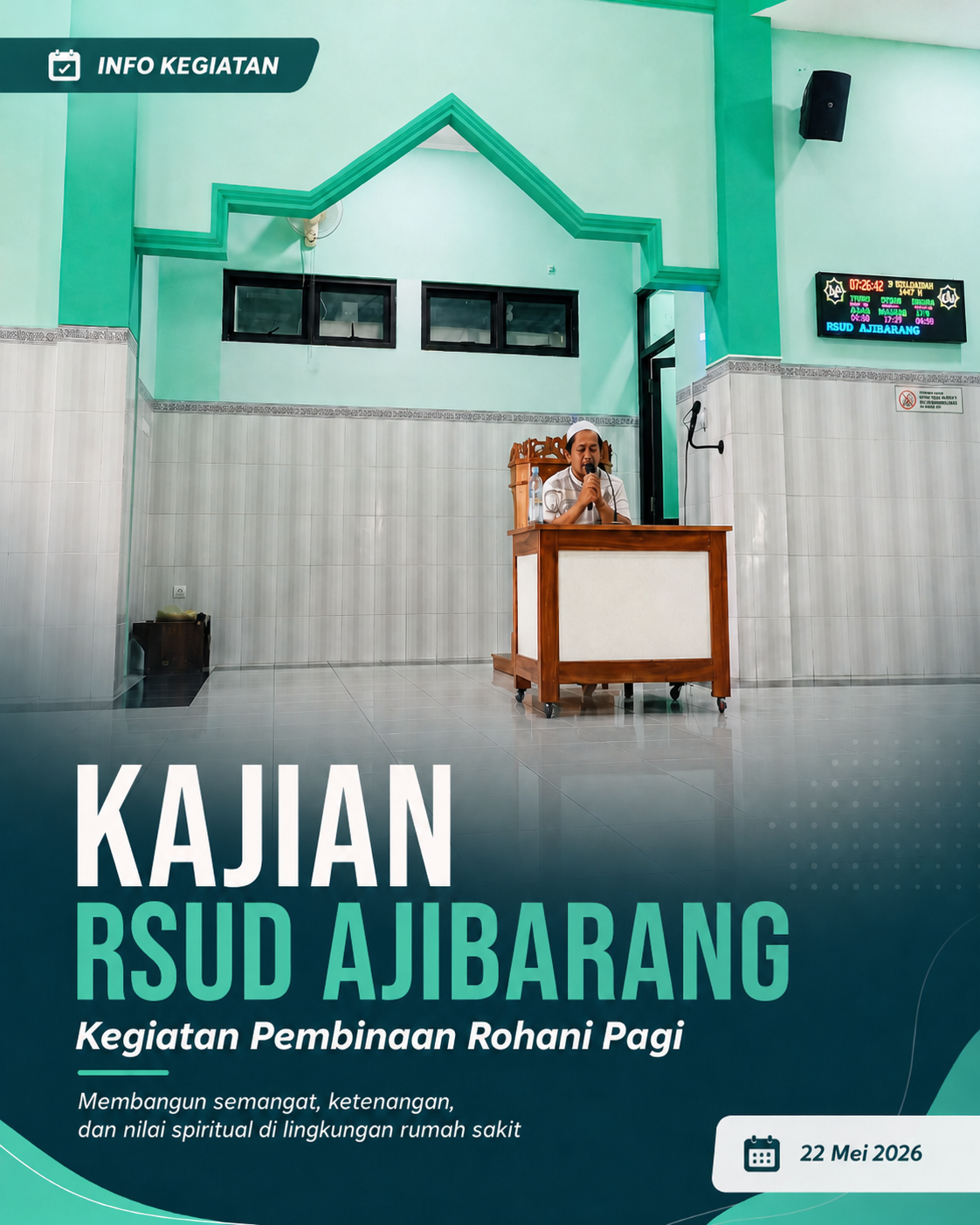 Kajian Jumat Pagi RSUD Ajibarang Bahas Makna Asmaul Husna Ar-Roqib