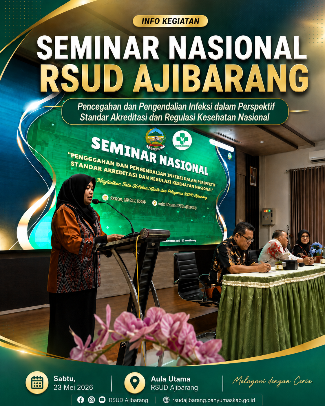 RSUD Ajibarang Gelar Seminar Nasional Pencegahan dan Pengendalian Infeksi dalam Perspektif Standar Akreditasi