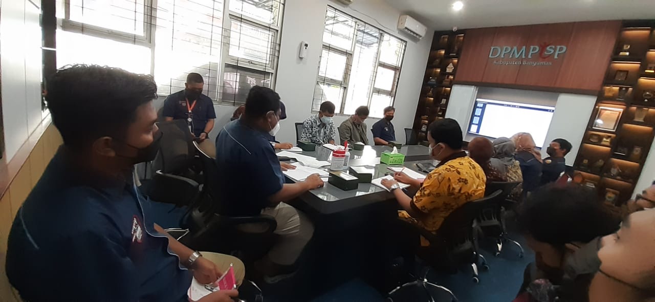  Rapat Evaluasi Hasil Penilaian DPMPTSP Kab. Banyumas yang dilakukan oleh Surveyor BKPM