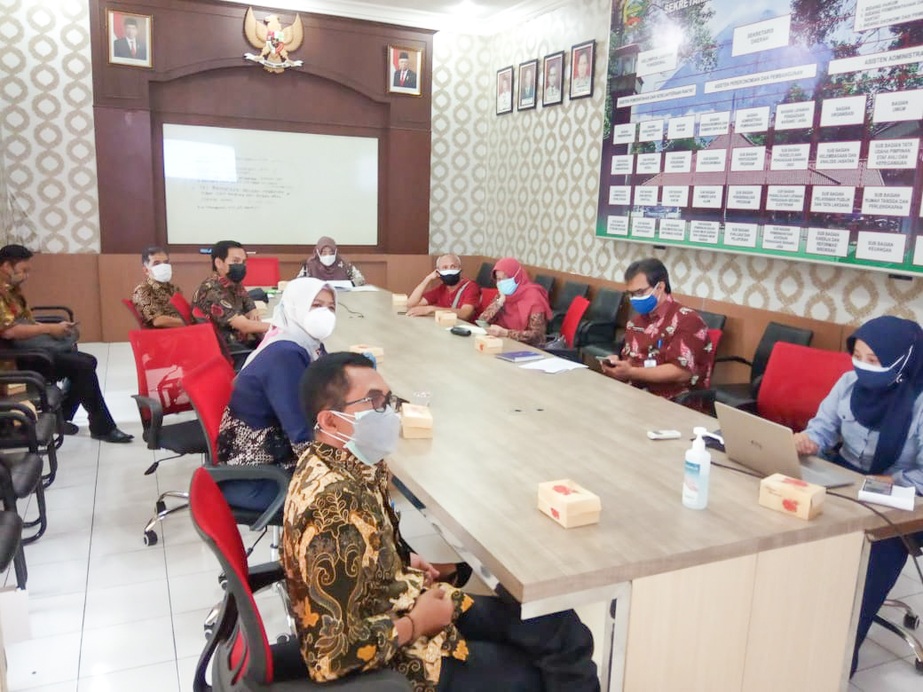 Agenda Rapat Eksternal DPMPTSP Banyumas, Jumat 23 Juli 2021