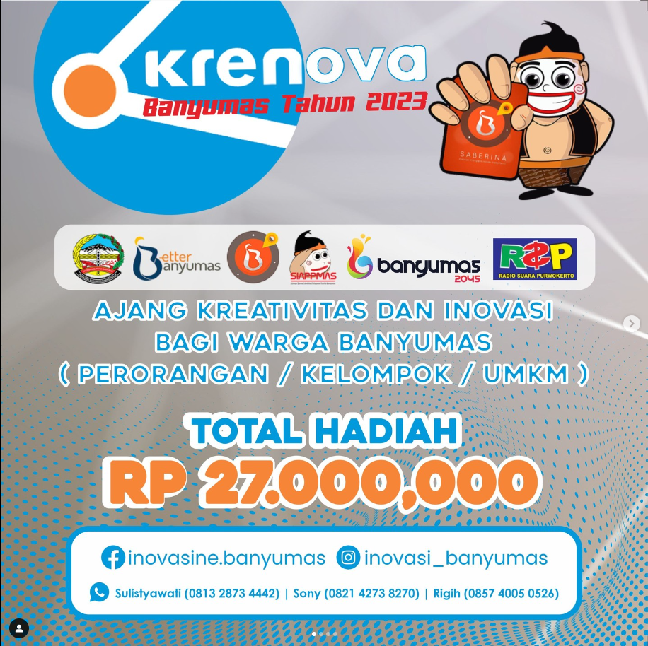 LOMBA KRENOVA KABUPATEN BANYUMAS HADIR KEMBALI DI TAHUN  2023