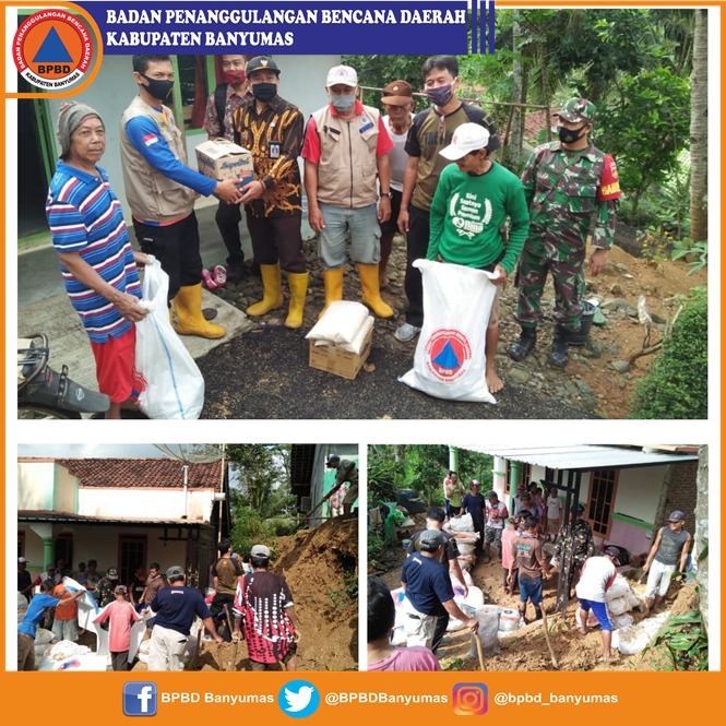 Penanganan Tanah Longsor Desa Samudra Kulon Kec. Gumelar