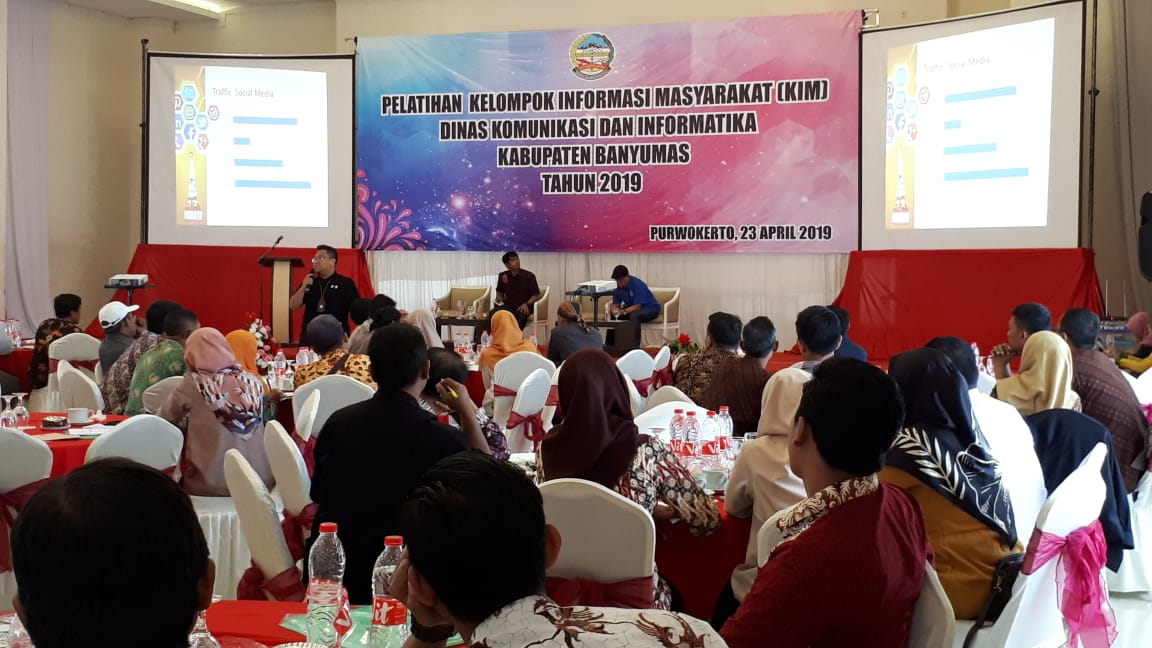 Pelatihan KIM Oleh Dinas Kominfo Kabupaten Banyumas