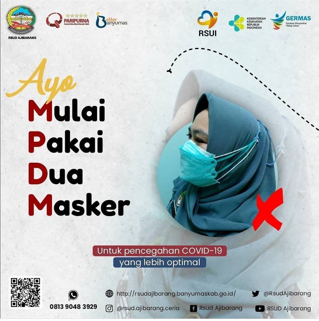 AYO MULAI PAKAI 2 MASKER