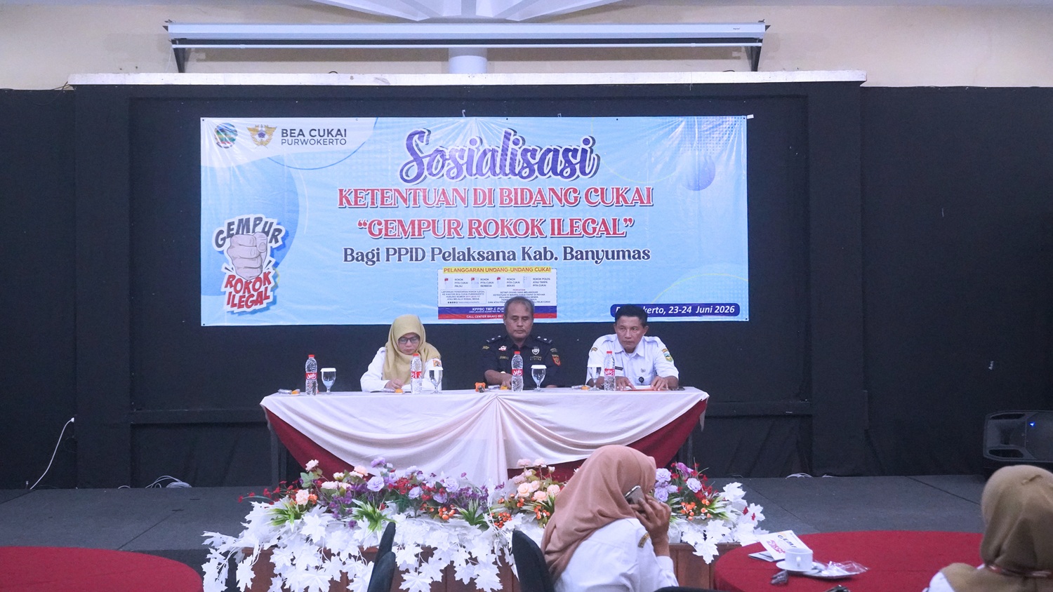Hari Kedua Sosialisasi Gempur Rokok Ilegal Sasar PPID Kecamatan