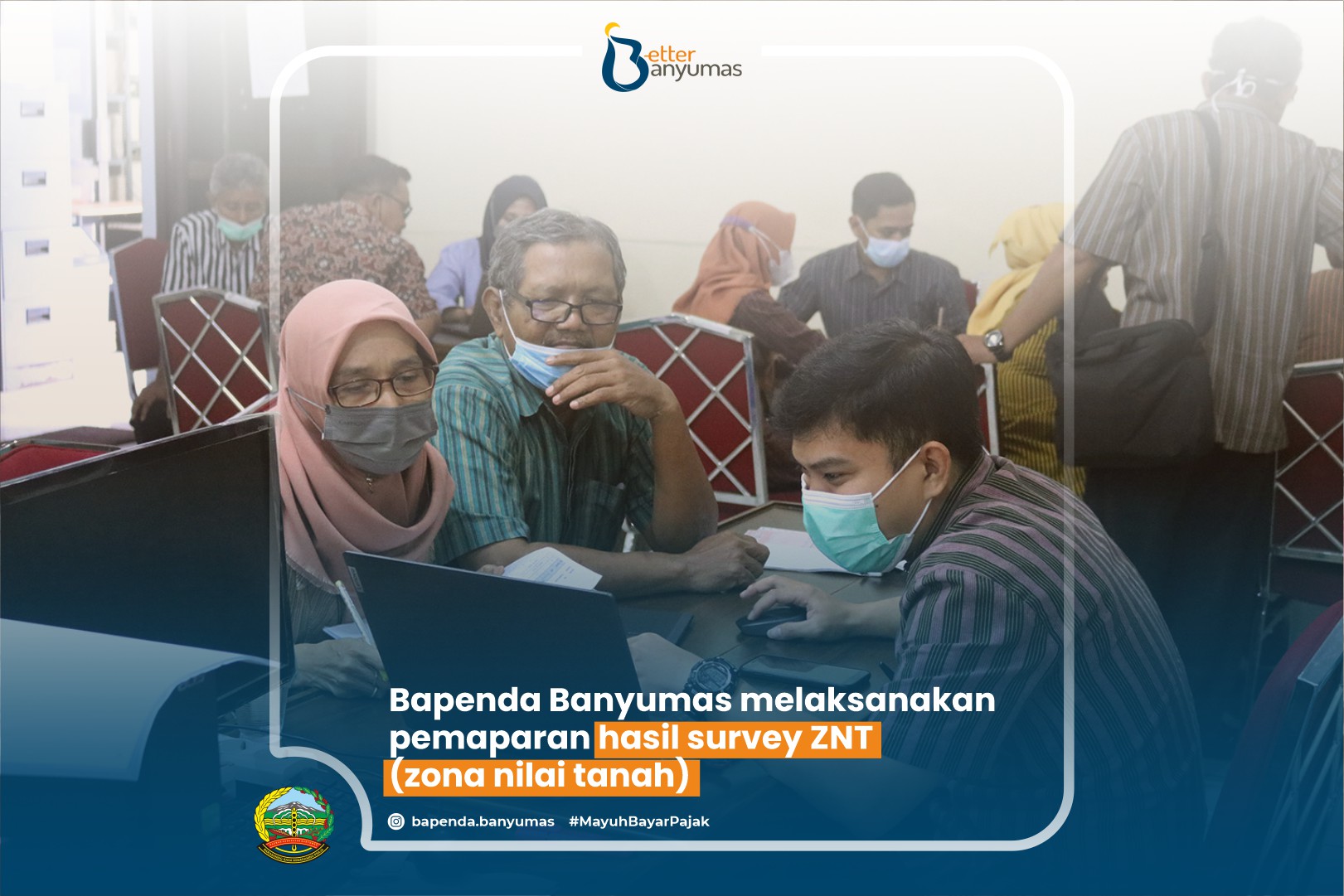 BAPENDA KAB. BANYUMAS MELAKSANAKAN PEMAPARAN HASIL SURVEY HARGA TANAH